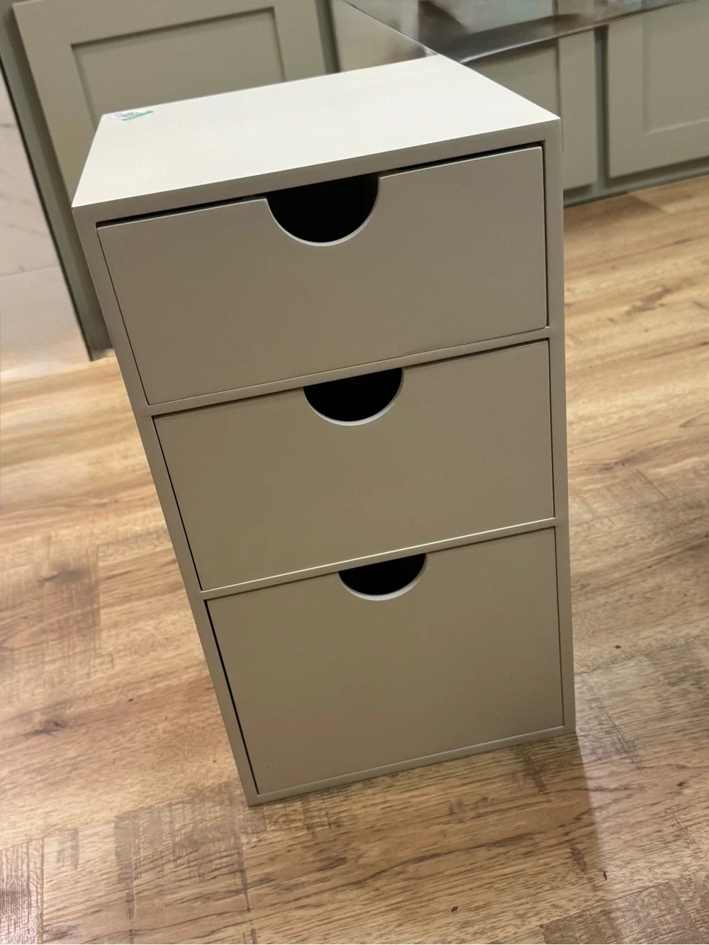 Pottery Barn under-the-vanity storage unit